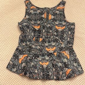 Amanda Uprichard Peplum Top